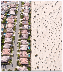 A housing development in Cathedral City, near Palm Springs - Damon Winter/The New York Times.