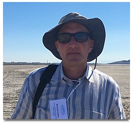 Michael Cohen of the Pacific Institute studies the Salton Sea and its implications for water management in the Colorado River system. (Photo Courtesy Michael Cohen)