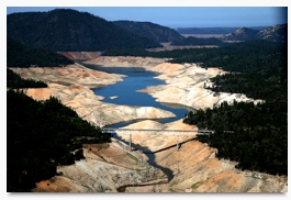 Lake Oroville in California in August. Credit Justin Sullivan/Getty Images