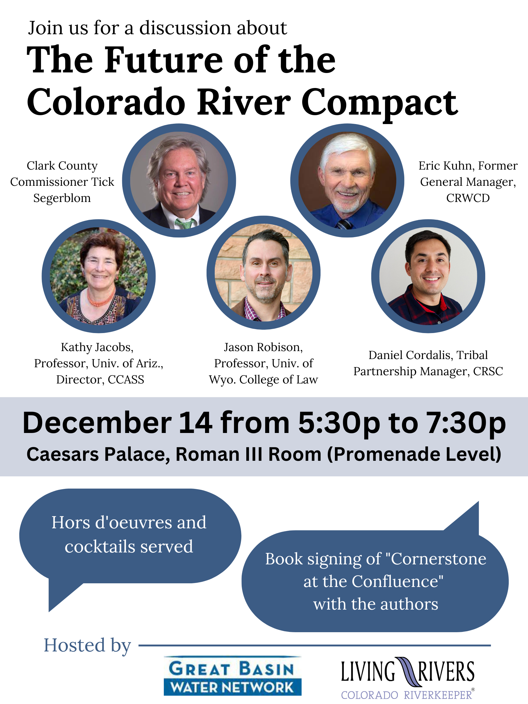 ICYMI Watch GBWN's Colorado River Compact Event Great Basin Water